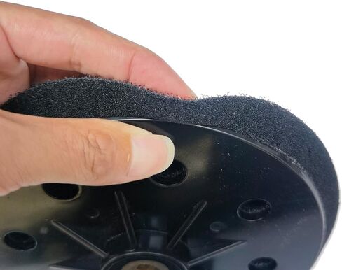 7 Inch 8 Hole Soft Hook and Loop Replacement Sander Pad for Orbital Sander Drywall Sander in Saudi Arabia