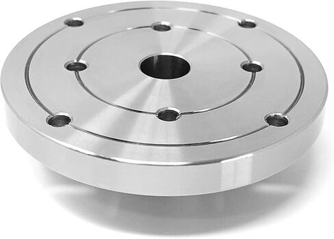 لوحة وجه لمخرطة خشب فولاذية مقاس 4 بوصات، وتجويف عادي مقاس 5/8 بوصة (لتناسب آلات نوع المتاجر) in Kuwait