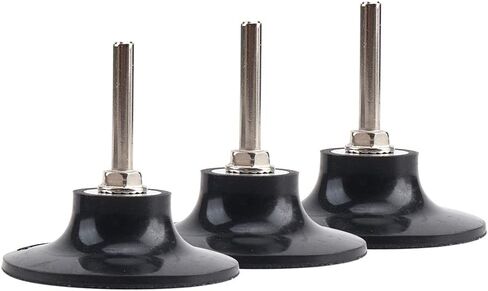 BAINUO 3 Pack Type-R Disc Pad Holder Universal Quick Replacement 3 Inches Disc Pad Holder with 1/4'' Round Shank for Polishing Rotating Tools in Saudi Arabia
