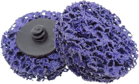 SIGNI Poly Strip & Clean Disc Quick Change for Paint Rust and Oxidation 10 Pack (Purple, 2 INCH) in Saudi Arabia