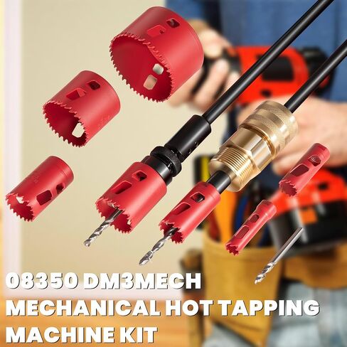 08350 DM3MECH مجموعة كاملة من آلة التنصت على الساخن الميكانيكية لـ NPT كاملة مع مناشير ثقب وشجرة in Saudi Arabia