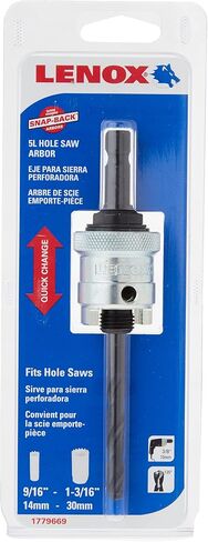 Lenox Tools 1779669 5L Snap Back Arbor with 3-1/4-Inch Pilot Drill Bit for Hole Saws in Saudi Arabia
