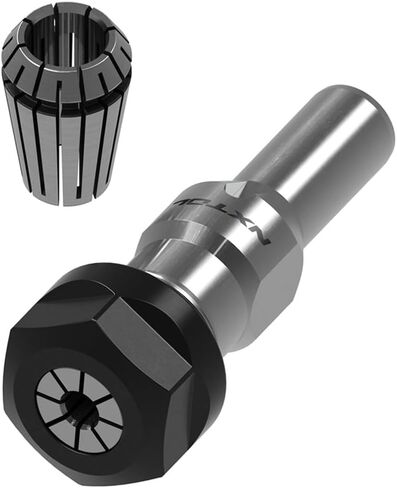 NXT-10218 Router Bit Spindle Adapter for Powermatic 27 and 27 Super | Includes 1/4" and 1/2" ER20 collets| No Slip | Made in U.S.A in Kuwait
