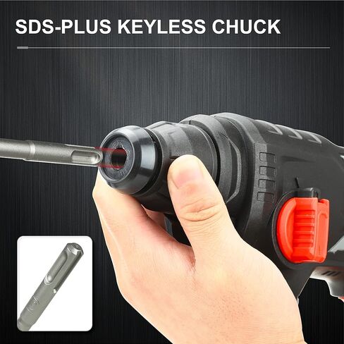 P.I.T. 20V Brush Cordless 1/2 in. SDS-PLUS Type Rotary Hammer Drill with 3000mAh Battery in Kuwait