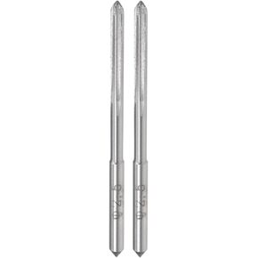 CoCud Machine Chucking Reamers, 1.7mm Diameter D4 Accuracy, M35 Cobalt High Speed Steel Straight Flutes Milling Cutter - (Applications: for Lathe Machine), 2-Pieces