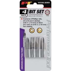 Performance Tool W2503 1/4" Impact Driver & Extractor And Bits , black in Saudi Arabia
