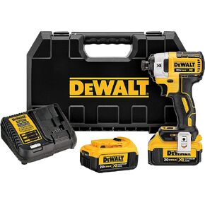 DEWALT 20V MAX Impact Driver, Cordless, 3-Speed, 2 Batteries and Charger Included (DCF845P2)