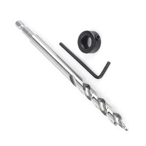 لقمة مثقاب صغيرة، مجموعة لقمة مثقاب شفة ومحفزة مقاس 3/8 بوصة، مجموعة لقمة مثقاب خشبية مع توقف عمق قابل للتعديل للأعمال الخشبية in Kuwait