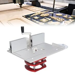 C8 Router Lift, Router Lift System, Router Tool, with Top Plate Router Lifting Base, for Woodworking Slotting Trimming Chamfering Table Top, for Trimmers with Motor Diameter Betwee (Gold)