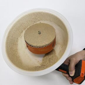 Hole Saw Dust Bowl, Drill Dust Bowl, Overhead Drilling Dust Cover, Dust Collector for Installing Recessed Ceiling Lights and other Drilling Works -Not Including Hole Saw and Drill Driver (White) in Kuwait