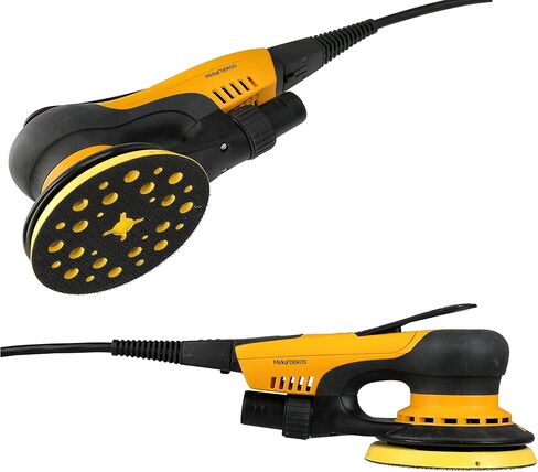 Mirka MID55020CAUS ماكينة سنفرة مدارية عشوائية كهربائية مباشرة، 5 بوصة، أصفر، أسود in Kuwait
