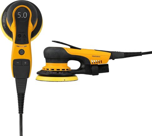 Mirka MID55020CAUS ماكينة سنفرة مدارية عشوائية كهربائية مباشرة، 5 بوصة، أصفر، أسود in Kuwait