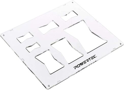 POWERTEC 71356 قالب الفراشة للأعمال الخشبية | مواد البطانة (قالب ربطة عنق زخرفية 7 في 1) in Saudi Arabia