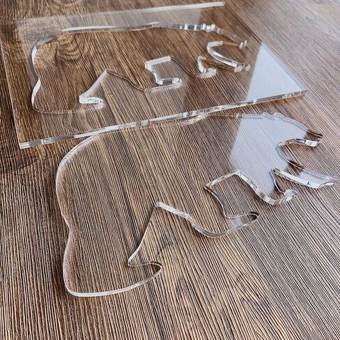 Grizzly Bear Router Template, Clear Acrylic Template, Woodworking Router Template in Saudi Arabia