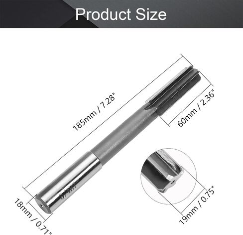 مخرطة الرمي من Utoolmart 3/8 بوصة، مخرطة آلة مخرطة H7 HSS، أداة قطع طحن ساق مستديرة، للمعادن غير الحديدية النحاسية قطعة واحدة in Kuwait