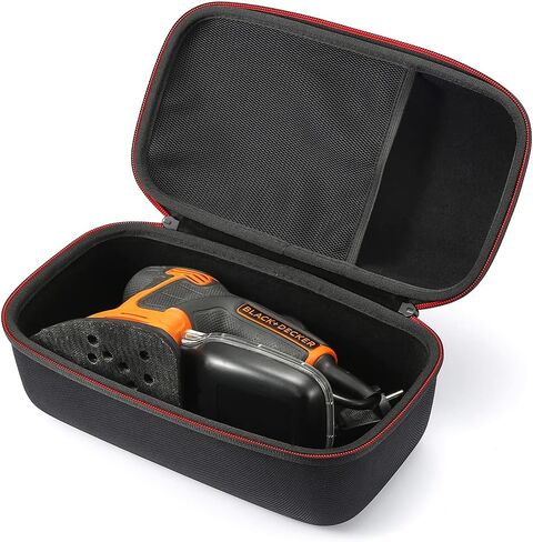 حقيبة تخزين صلبة من RAIACE متوافقة مع أداة صنفرة تفاصيل الماوس BLACK+DECKER، تفاصيل مضغوطة BDEMS600. (الجراب فقط، لا يشمل الجهاز) in Kuwait