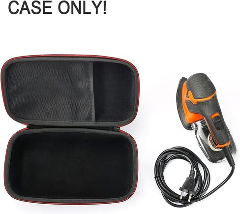 حقيبة تخزين صلبة من RAIACE متوافقة مع أداة صنفرة تفاصيل الماوس BLACK+DECKER، تفاصيل مضغوطة BDEMS600. (الجراب فقط، لا يشمل الجهاز) in Kuwait