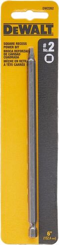 ريشة طاقة DEWALT DW2262 #2 مربع 6 بوصة، رمادي in Saudi Arabia