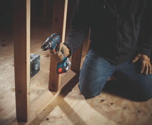 BOSCH GXL18V-496B22 18V 4-Tool Combo Kit with Compact Tough 1/2 In. Drill/Driver, Two-In-One 1/4 In. and 1/2 In. Bit/Socket Impact Driver, Compact Reciprocating Saw, LED Worklight and 2 Ah Batteries in Saudi Arabia
