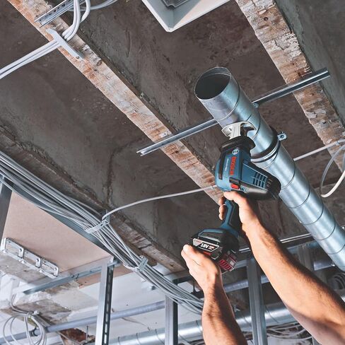 BOSCH GXL18V-496B22 18V 4-Tool Combo Kit with Compact Tough 1/2 In. Drill/Driver, Two-In-One 1/4 In. and 1/2 In. Bit/Socket Impact Driver, Compact Reciprocating Saw, LED Worklight and 2 Ah Batteries in Saudi Arabia