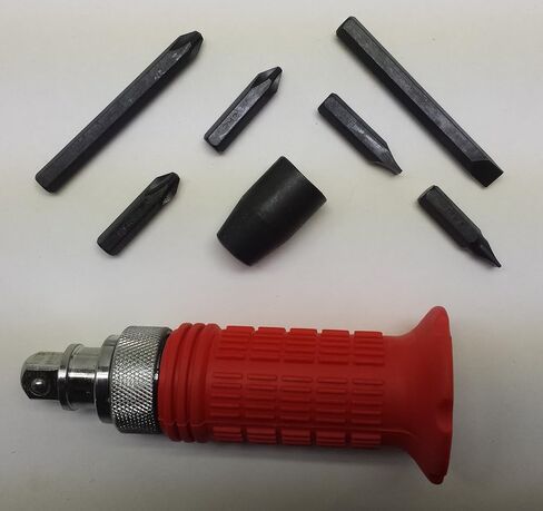 1/2 inch Impact Screwdriver Set with Case and Phillips and slotted bits with 1-3/8" and 15/16" shanks (six bits total) in Saudi Arabia