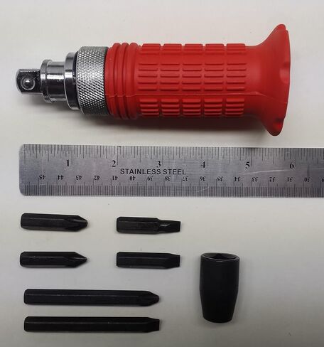 1/2 inch Impact Screwdriver Set with Case and Phillips and slotted bits with 1-3/8" and 15/16" shanks (six bits total) in Saudi Arabia