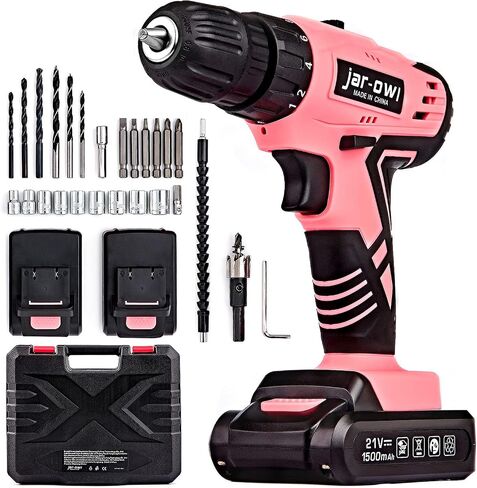 jar-owl Power Tools Combo Kit With 16.8V Cordless Drill for 48 Accessories Home Cordless Repair Kit Tool Set in Saudi Arabia