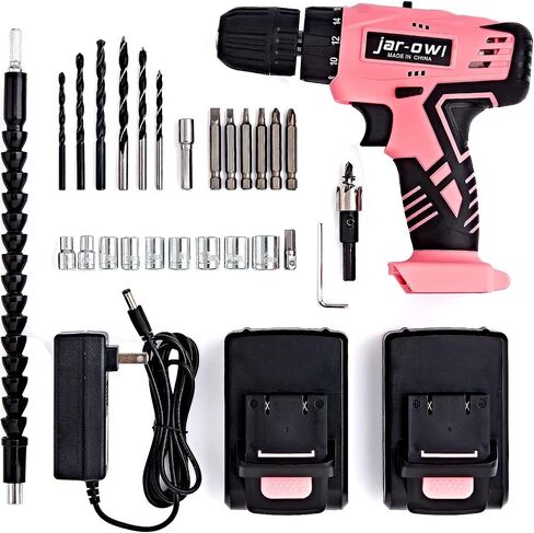 jar-owl Power Tools Combo Kit With 16.8V Cordless Drill for 48 Accessories Home Cordless Repair Kit Tool Set in Saudi Arabia