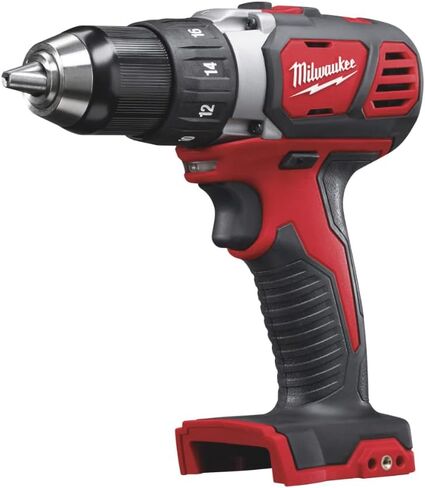 Milwaukee M18 Li-Ion Cordless Compact Electric Drill Driver — Tool Only, 1/2in. Keyless Chuck, 500 In./Lbs. Torque, 1800 RPM in Saudi Arabia