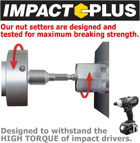 IVY Classic 45957 9/16" x 2-9/16" Magnetic Nut Setter, Impact Plus, 40-Pack in Saudi Arabia