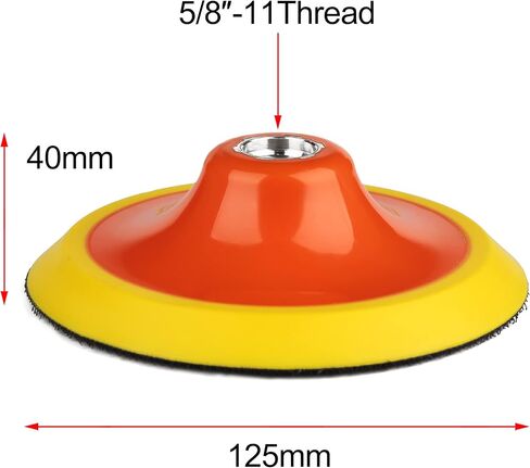 Ouya 8 inch Hook and Loop Polishing Pads 5/8"-11 Thread Backing Plate for Rotary Polishing Mechine in Saudi Arabia