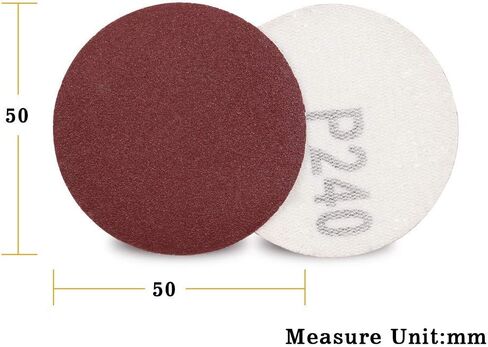 3 بوصة الرملي الإسفنج هوك وحلقة الإسفنج الرملي أقراص 3000 حصى للسيارة الخشب دريوال المعادن البني 20 قطعة in Kuwait