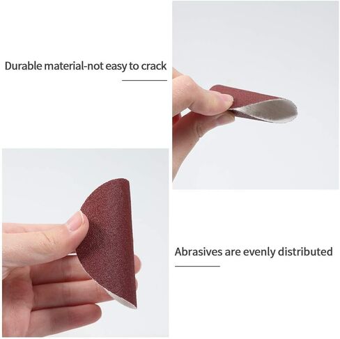 3 بوصة الرملي الإسفنج هوك وحلقة الإسفنج الرملي أقراص 3000 حصى للسيارة الخشب دريوال المعادن البني 20 قطعة in Kuwait