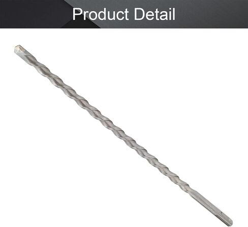 Utoolmart 12mm x 350mm Carbide Tipped Rotary Hammer Bit | 9mm Round Shank for SDS Impact Drill, Anti-Slip Flute for Fast Dust Removal, Masonry Drill Bit for Concrete, Brick and Stone in Kuwait
