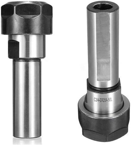 MSEURO Milling Extension Rod C3/4 ER20A-50L Chuck Holder Clamping Range 1-13mm in Kuwait