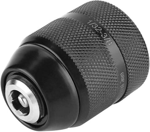 MSEURO 3/8-24UNF Thread 0.8mm-10mm Keyless Metal Drill Chuck Quick Change Adapter for Rotary Hammer Hand Electric Hammer Drill in Kuwait