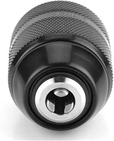 MSEURO 3/8-24UNF Thread 0.8mm-10mm Keyless Metal Drill Chuck Quick Change Adapter for Rotary Hammer Hand Electric Hammer Drill in Kuwait