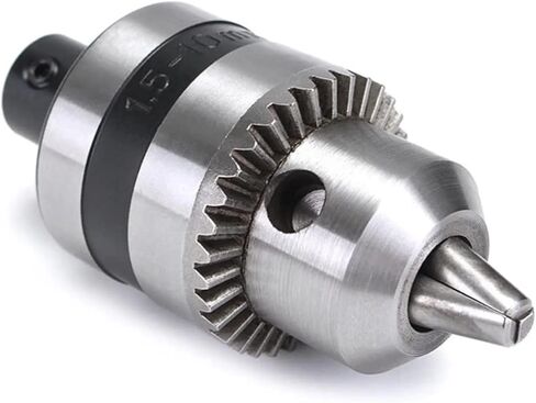 MSEURO 1.5-10mm Electric Drill Chuck with 5mm Steel Shaft Mount B12 Inner Hole Drill Chuck Adapter in Kuwait