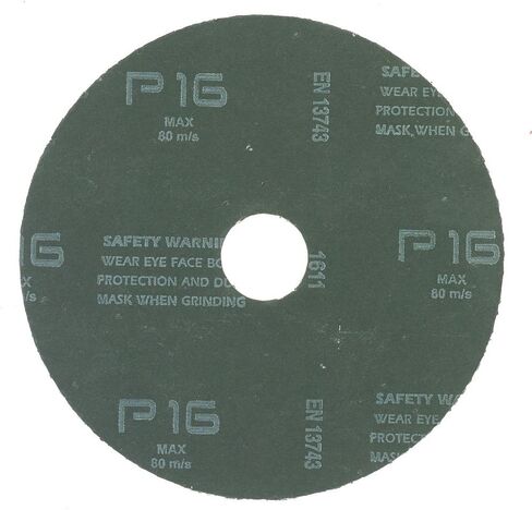 Mercer Industries 302016-5" x 7/8" Aluminum Oxide Resin Fiber Discs, 16 Grit (25 pack) in Saudi Arabia