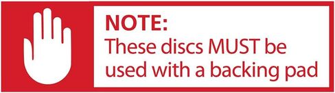 Mercer Industries 302016-5" x 7/8" Aluminum Oxide Resin Fiber Discs, 16 Grit (25 pack) in Saudi Arabia