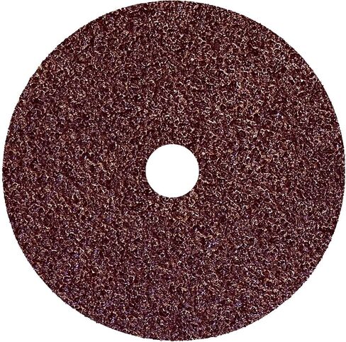 Weiler 59493 Wolverine Aluminum Oxide Resin Fiber Sanding & Grinding Disc, 4" Diameter, 50 Grit, 5/8" Arbor Hole (Pack of 25) in Saudi Arabia