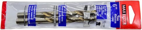 MAXTOOL 11/32 بوصة قطعتان من مثقاب طول العمل المتطابق HSS M2 لقم الثقب الملتوي بالكامل الأرض الساطعة 3 مثقاب ساق مستقيمة مسطحة؛ JBF02W13R22P2 in Saudi Arabia