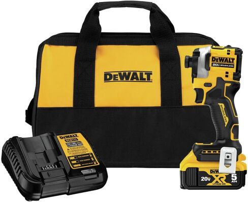 DEWALT DCF850P1 ATOMIC 20V MAX* 1/4 in. Brushless Cordless 3-Speed Impact Driver Kit in Saudi Arabia