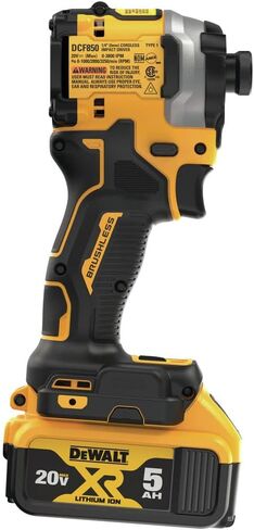 DEWALT DCF850P1 ATOMIC 20V MAX* 1/4 in. Brushless Cordless 3-Speed Impact Driver Kit in Saudi Arabia