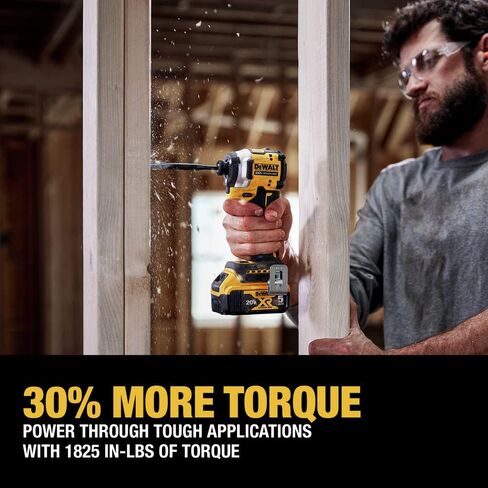 DEWALT DCF850P1 ATOMIC 20V MAX* 1/4 in. Brushless Cordless 3-Speed Impact Driver Kit in Saudi Arabia