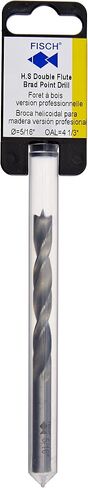 Fisch FSF-321262 High-Speed Steel Double Flute Brad Pt. Drill Bit, 1/2 in Kuwait
