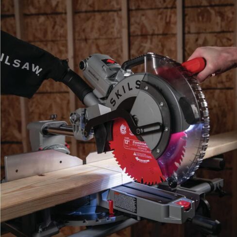 SKIL SPT88-02 12 In. Worm Drive Dual Bevel Sliding Miter Saw with Diablo blade in Saudi Arabia