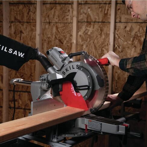 SKIL SPT88-02 12 In. Worm Drive Dual Bevel Sliding Miter Saw with Diablo blade in Saudi Arabia