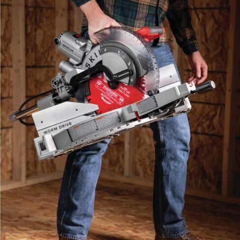 SKIL SPT88-02 12 In. Worm Drive Dual Bevel Sliding Miter Saw with Diablo blade in Saudi Arabia