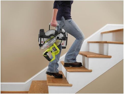 Ryobi 18-Volt ONE+ 7-1/4 بوصة. منشار ميتري لاسلكي - P551 (الأداة فقط) in Saudi Arabia